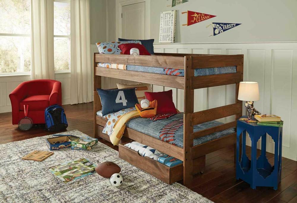 Baylee Twin Over Twin Bunk Bed Kids & Teens