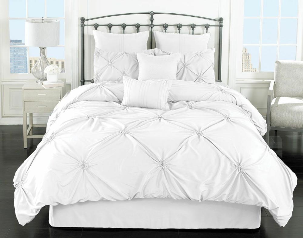 Beachy White 8 Piece Queen Linen Set Bedding Accessories