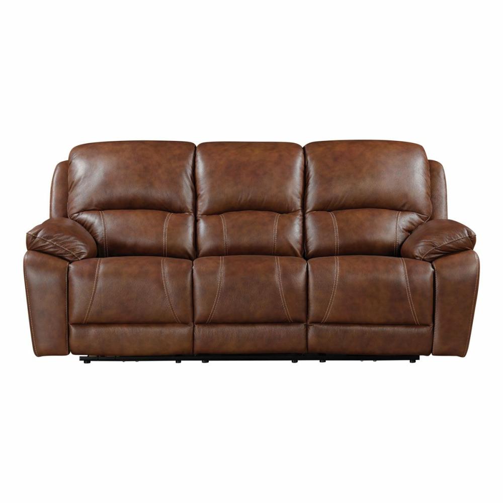 Bryant Leather Power Reclining Sofa Living Room