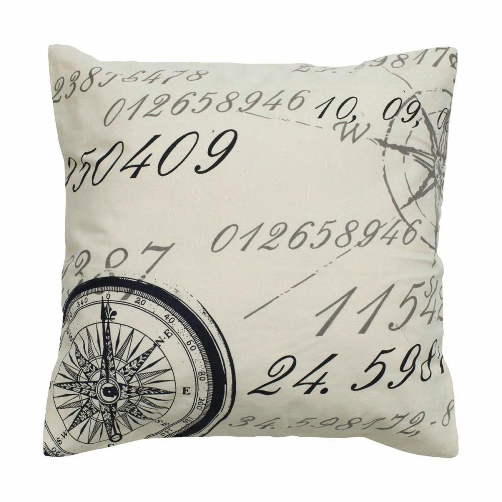 Compass Throw Pillow Accent Pillows