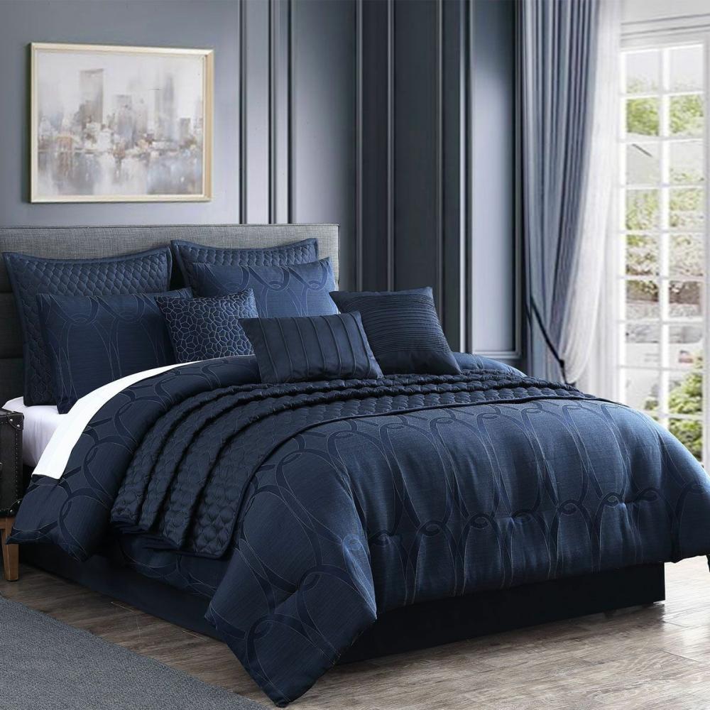 Davidson 10 Piece Queen Comforter Set Bedding Accessories