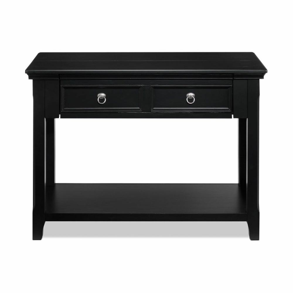 Ebony Heights Console Desk Appliances