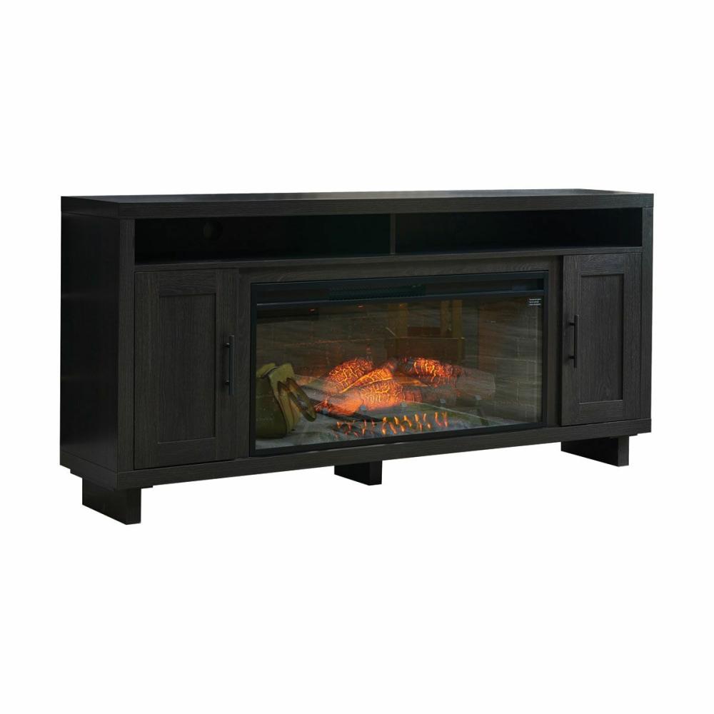 Gunter 64″ Tv Console With Fireplace Home Entertainment