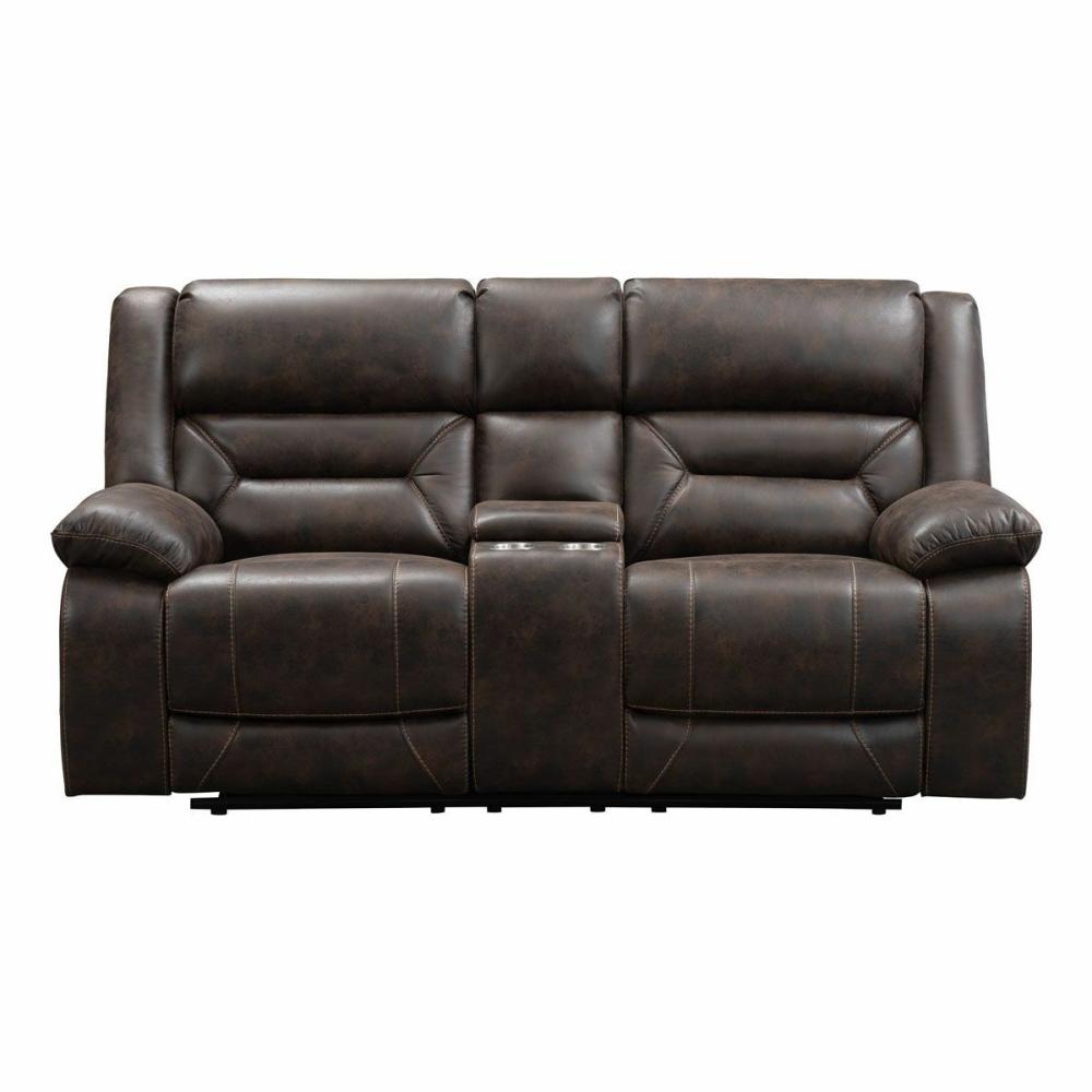 Larkin Manual Reclining Console Loveseat Living Room