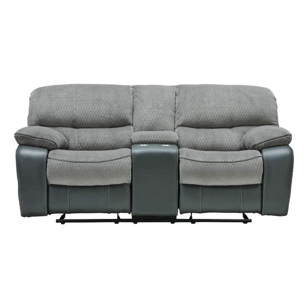 Lawson Manual Glider Reclining Console Loveseat Living Room