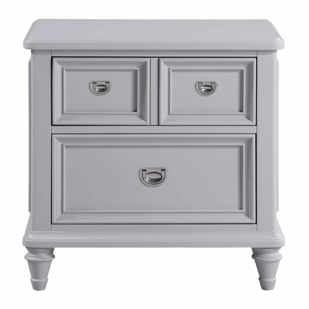 Nantucket Grey Nightstand Kids & Teens