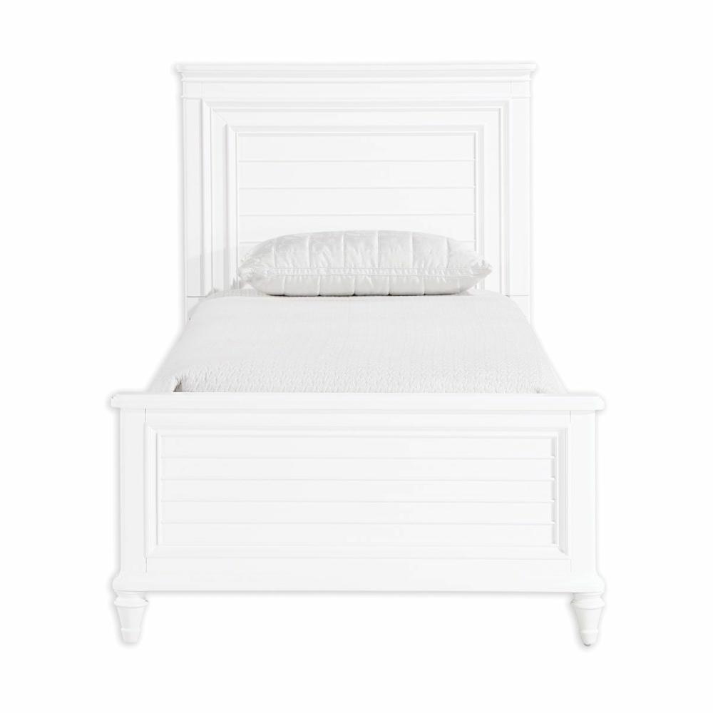 Nantucket White Complete Twin Bed Kids & Teens