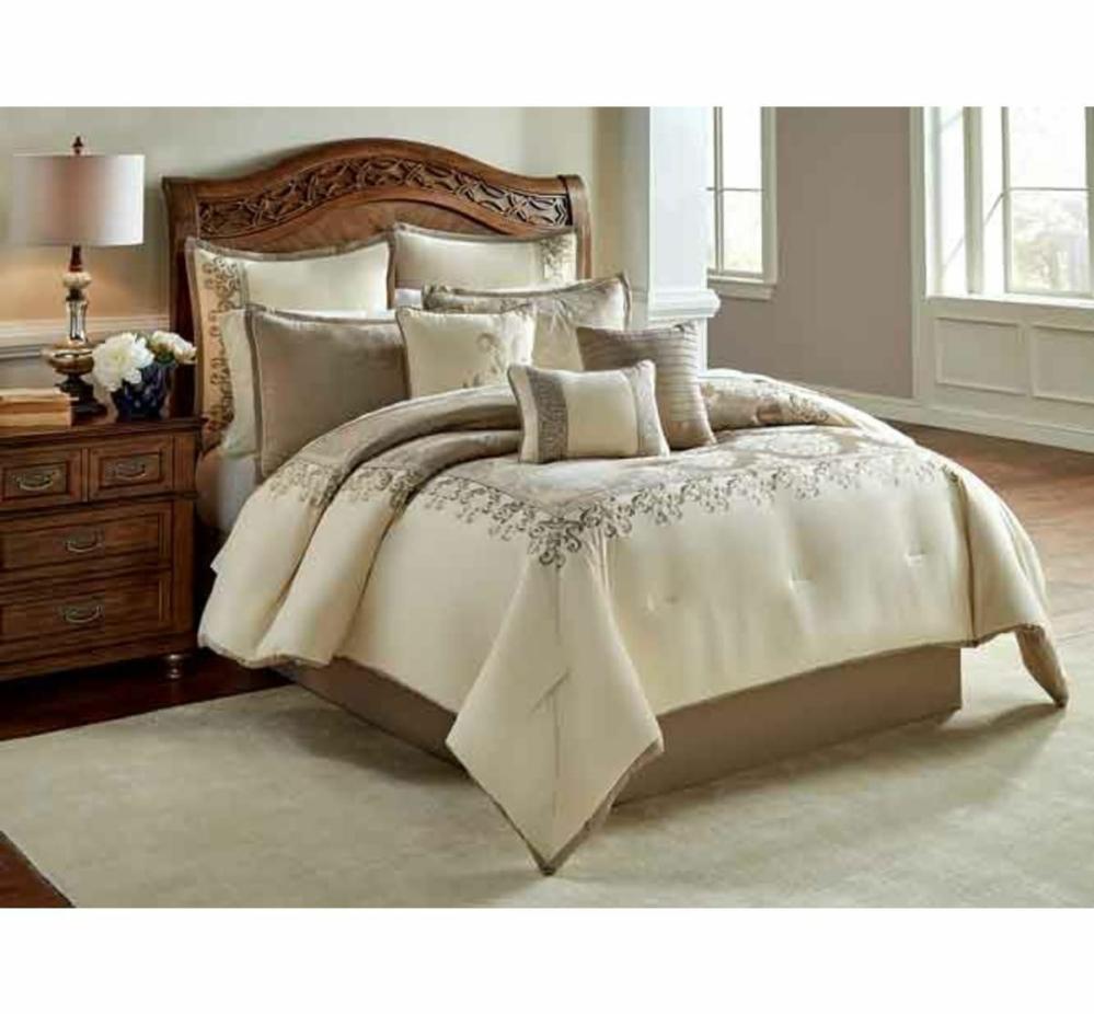 New Haven 9 Piece Queen Linen Set Bedding Accessories