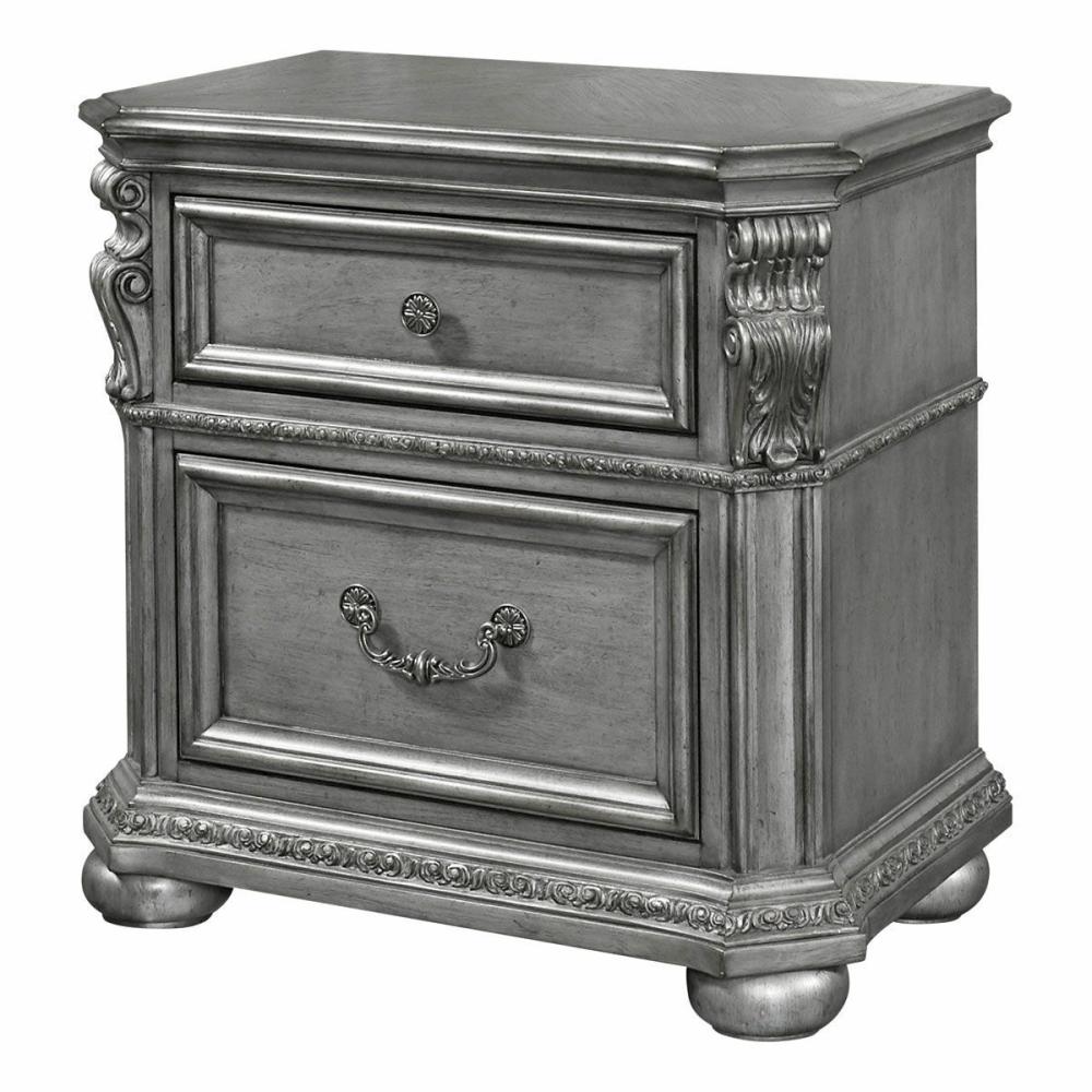 Platinum Empire Nightstand Bedroom