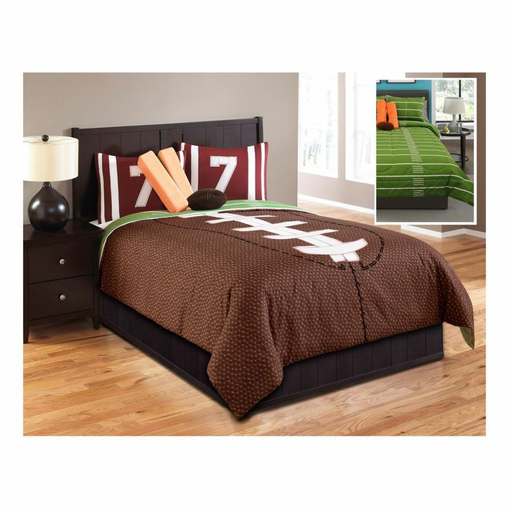 Reversible Sports 5  Piece Twin Linen Set Bedding Accessories