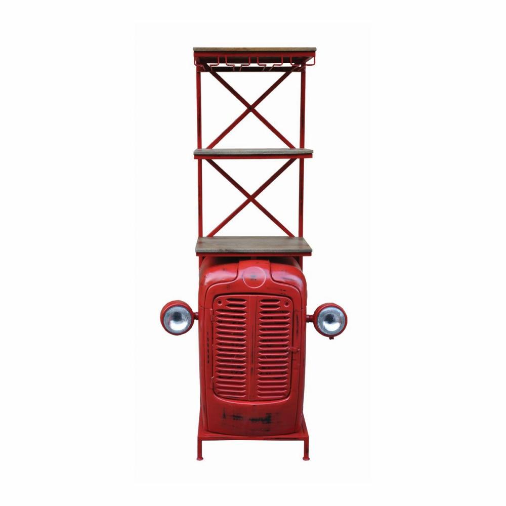 Tractor Wine Tower Accent Furniture