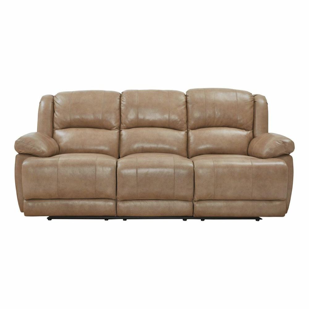 Victor Leather Manual Reclining Sofa Living Room