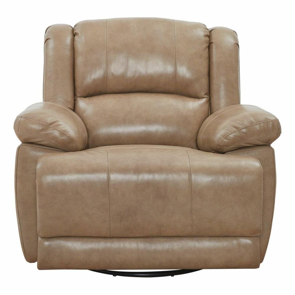 Victor Leather Manual Swivel Glider Recliner Living Room