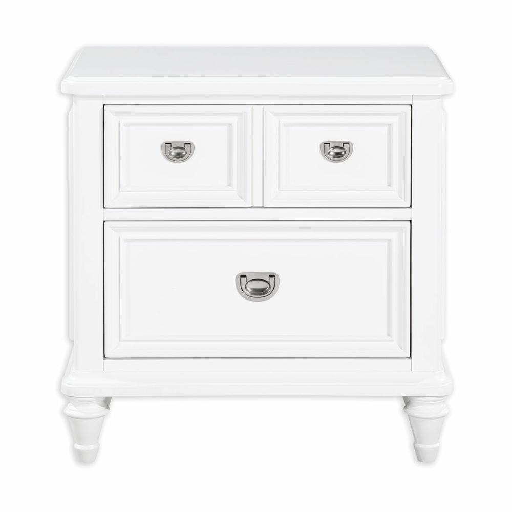 Nantucket White Nightstand Kids & Teens